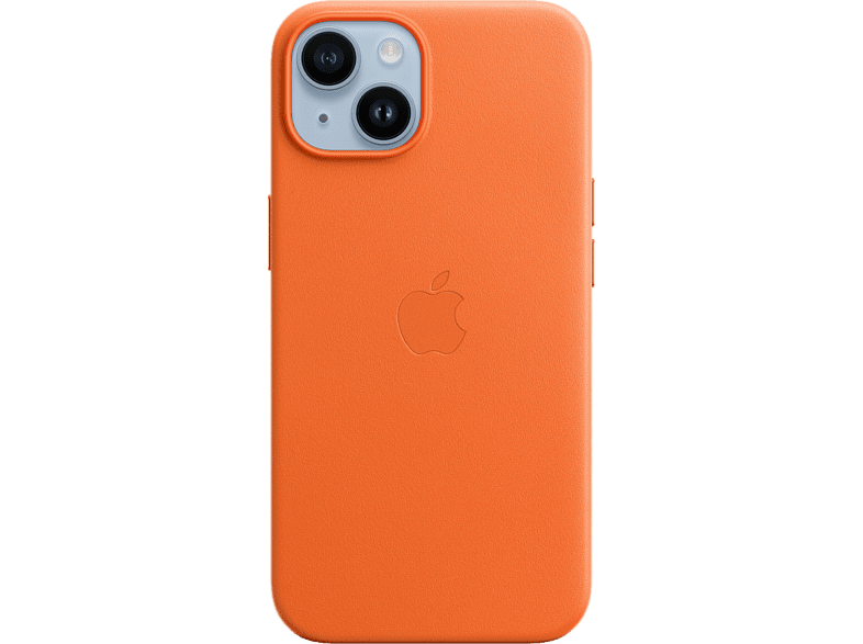 Apple Funda de piel con MagSafe para el iPhone 14, Naranja