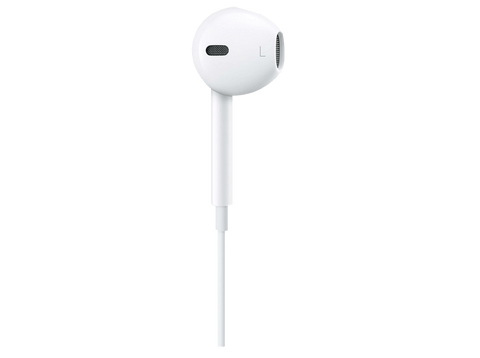 Auriculares de botón - Apple EarPods, Cable, Conexión Lightning, Micrófono, Blanco