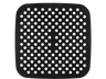 Accesorio freidora - NK NK-HO32013, Protector airfryer cuadrado, 2 unidades, Silicona, Cuadrado, Negro