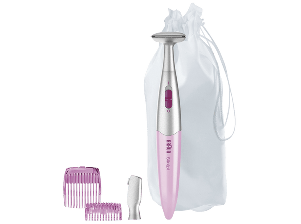 Depiladora - Braun Silk-épil FG1100, Bikini Styler, Recortadora de precisión para la zona del bikini y cejas