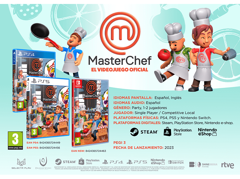 PS5 MasterChef El Videojuego Oficial