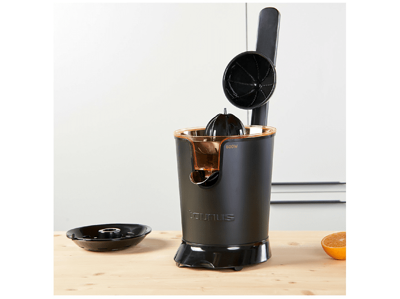 Exprimidor - Taurus SQ600X, 600W, 0.65 L, Acero inoxidable