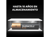 Pilas AAA - Duracell PLUS AAA LR03 / LR3, Pilas alcalinas, Pack 12 Uds, 1.5 V, MN2400, Universal, Negro