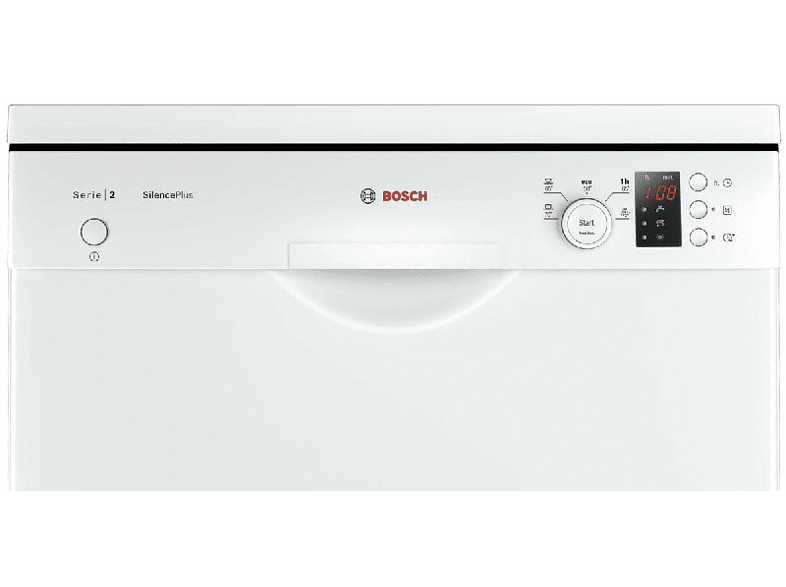 Lavavajillas - Bosch Serie 2 SMS25AW05E, Independiente, 12 cubiertos, 5 Programas, 60 cm, Blanco