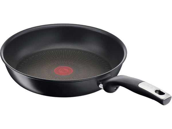 Sartén - Tefal Jordi Cruz G25504, Multiuso, Diámetro 24 cm, Revestimiento Titanium Antirayaduras, Tecnología Thermo-Signal, Aluminio, Negro