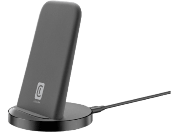 Cargador inalámbrico- Cellular Line WIRELESTAND15WTYCK, 15 W, Universal, Negro