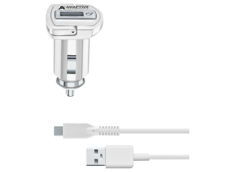 Cargador universal para móvil - Cellularline CBRSMKIT15WTYCW, Blanco