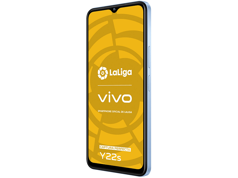 Móvil - vivo Y22s, Summer Cyan, 128GB, 6GB, 6.55 HD+, Snapdragon 680, Triple cámara 50MP, 5000 mAh, Dual SIM, Android