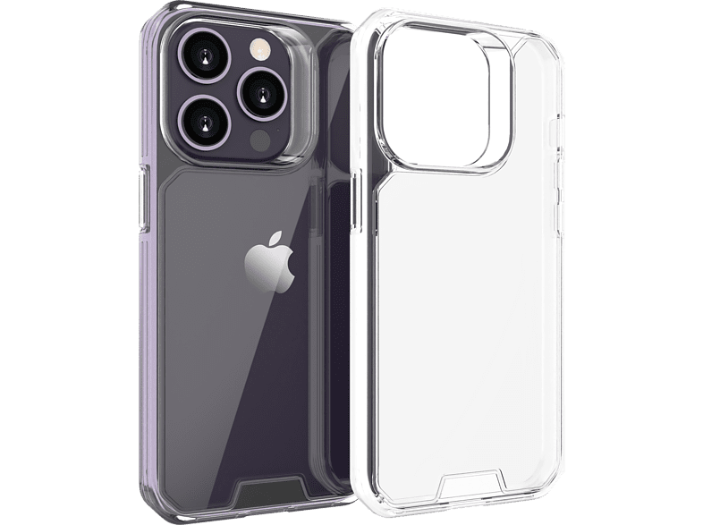 Funda - Muvit MCSPS0015, Para Apple iPhone 14 Pro, Materiales reciclados, Transparente