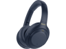 Auriculares inalámbricos - Sony WH-1000XM4L, Bluetooth, Cancelación de ruido, Autonomía de 30h, Hi-Res, Azul