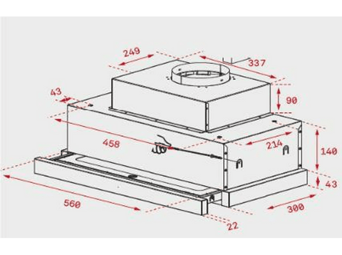 Campana - Teka 40436840 CNL 6815 PLUS INOX, extraíble, 730 m³/h, 5 velocidades + intensiva