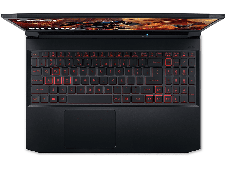 Portátil gaming - Acer AN515-57, 15.6 Full HD, Intel® Core™ i5-11400H, 8GB RAM, 512GB SSD, GeForce RTX™ 3050Ti, Sin sistema operativo