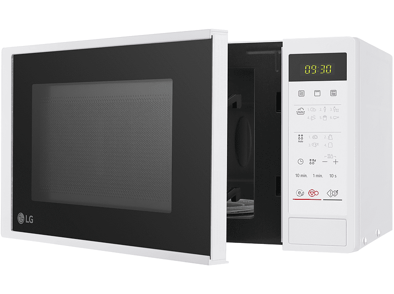 Microondas - LG MH6042DW, 700 W, Función Grill, 700 W, 20 l, Panel táctil, Blanco