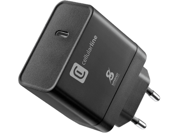 Cargador - Cellular Line ACHSMUSBC45WK, USB - C, Universal, Negro