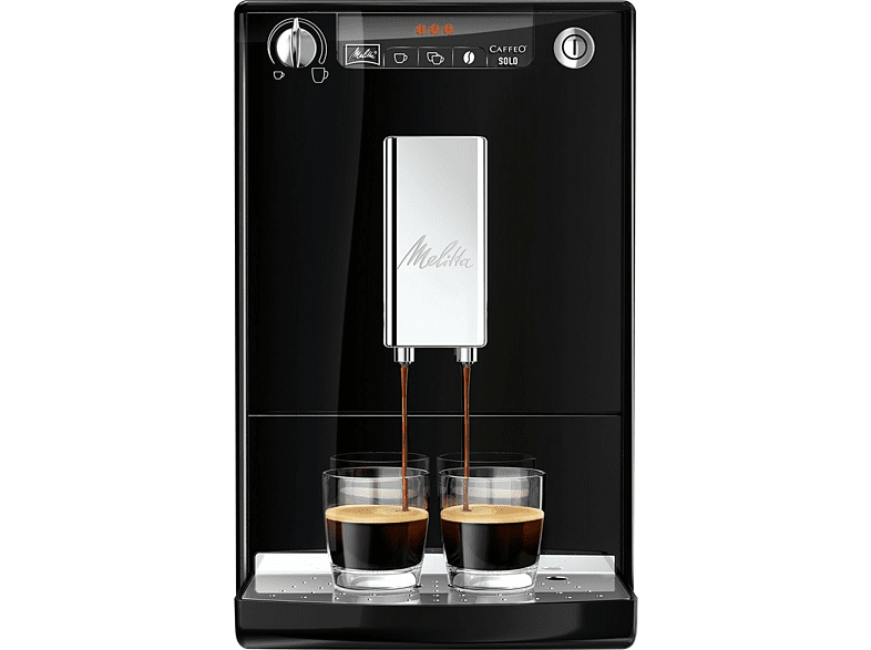 Cafetera superautomática - Melitta Caffeo Solo, 15 bar, 1400 W, 2 tazas, Negro + Tablas Perfect Clean