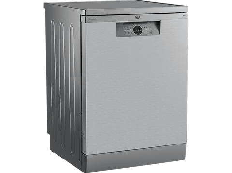 Lavavajillas - Beko BDFN26640XC, 9.5 l, 16 servicios, 6 programas, 59.8 cm, Libre instalación, Inox