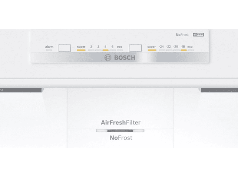 Frigorífico combi - Bosch KGN86VIEA, No Frost, Modo Eco, 186 cm, Acero inox