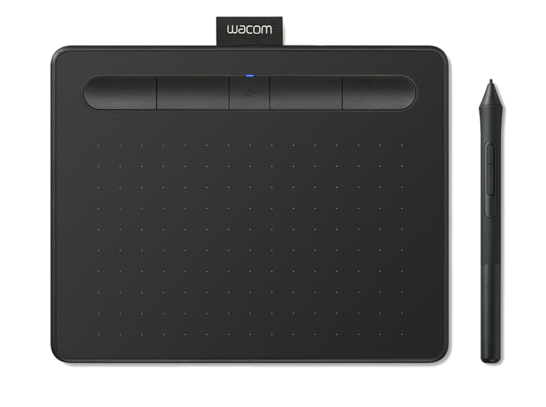 Tableta gráfica - Wacom CTL-4100WLK-S Intuos Small, Bluetooth, Negra