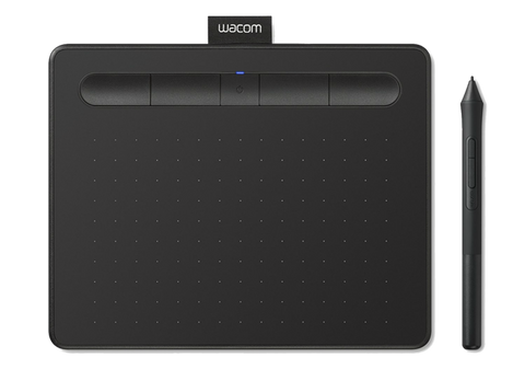 Tableta gráfica - Wacom CTL-4100WLK-S Intuos Small, Bluetooth, Negra