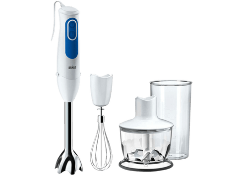 Batidora de mano - Braun Minipimer MQ 3035 WH, 700W, 2 velocidades, Blanco