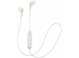 Auriculares inalámbricos - JVC HA-FY30BT-WE, Bluetooth, Micrófono, Control de volumen, Blanco