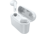 Auriculares True Wireless - JVC HA-A3T-W-U, De botón, BT 5.1, IPX4, Hasta 22 horas, Blanco + Estuche de carga