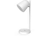 Lámpara - Muvit iO MIOLAMP003, Sobremesa, Carga inalámbrica 9.5W para teléfonos/tablets, 14.5W, Wi-Fi, Blanco
