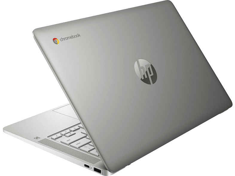 Portátil - HP Chromebook 14a-na1003ns, 14 FHD, Intel®Celeron®N4500,4GB RAM, 64 GB eMMC,Intel® UHD, ChromeOS,Plata