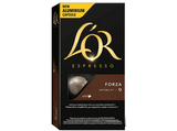 Cápsulas monodosis - L'Or Forza 9, 10 cápsulas, Para Máquinas Nespresso