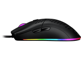 Ratón gaming - ISY IGM 4000 Ultralight RGB, Por cable, 7200 ppp, Scroll, Negro