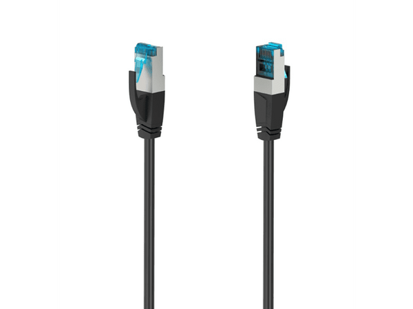 Cable de red - Hama 00200684, 15 m, Cat-6A, 10 Gbit/s, S/FTP, Negro