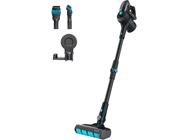 Aspirador escoba - Cecotec Rockstar 1300 X-Treme ErgoFlex sin cable, 420 W, Autonomía 65 min, Negro