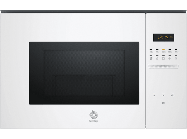 Microondas integrable - Balay 3CG5175B2, Grill, 900W, 25 L, 5 niveles de potencia, Blanco
