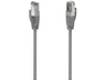 Cable de red - Hama 00200668, 1.5 m, 1 GBit/s, F/UTP, CAT 5e, Enchufe RJ45, Gris