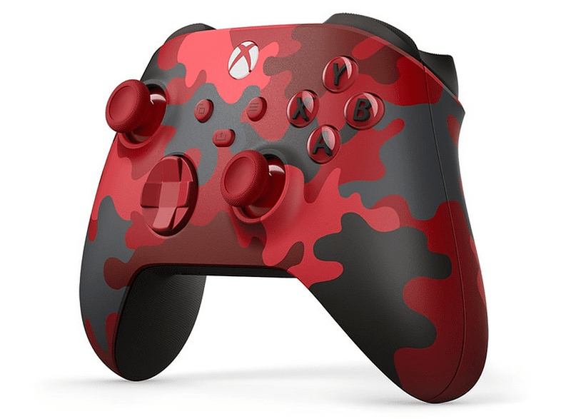 Mando inalámbrico - Microsoft Xbox One Controller Wireless QAS-00017, Para Xbox One Series X/S, Camuflaje rojo
