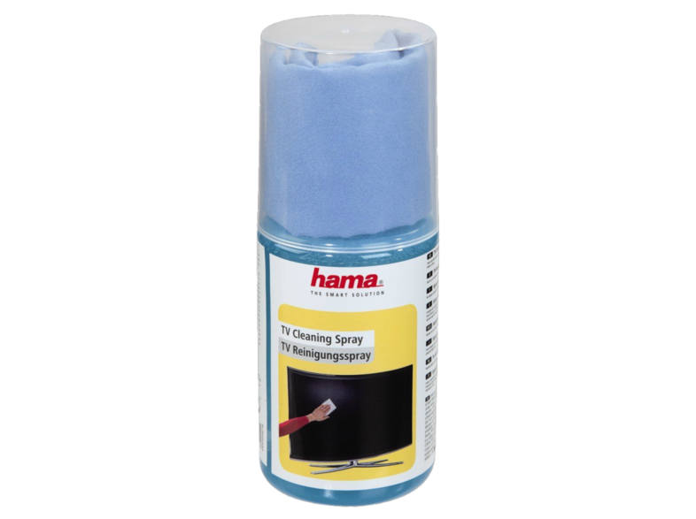 Kit de limpieza - Hama 95878, 200ml, Microfibra, LCD, TFT, Plasma