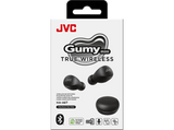 Auriculares True Wireless - JVC Gumy Mini HA-A6T, Control táctil, Autonomía 23 horas, Compatible con asistente de voz, IPX4, Negro + Estuche de carga