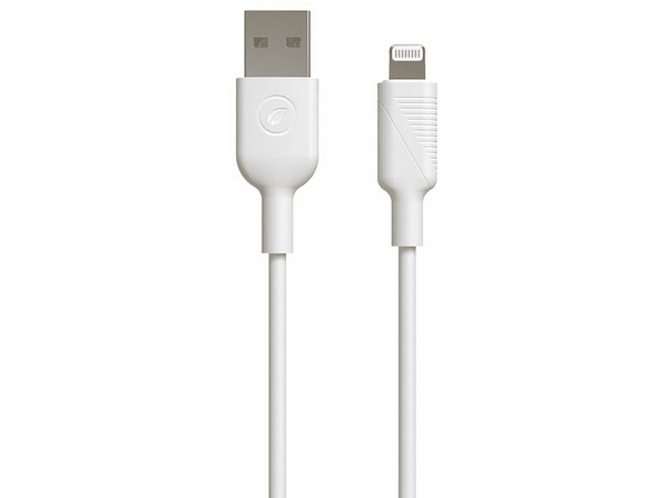 Cable USB - Muvit MCUSC0002, USB, Lightning, Para Apple, 3m, Blanco