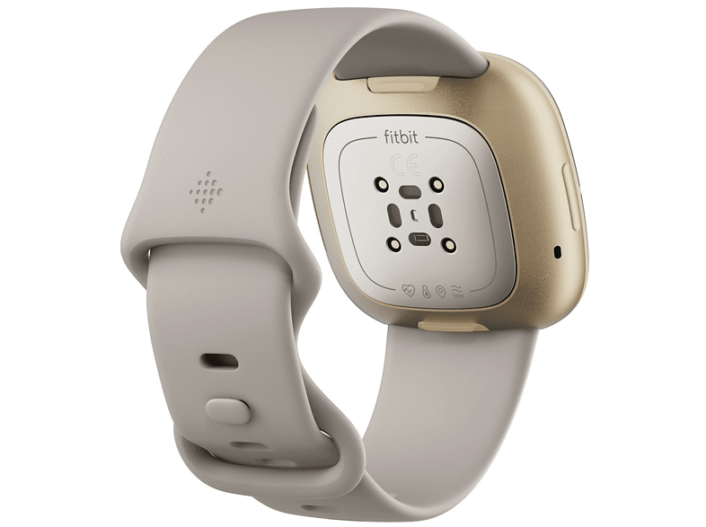 Smartwatch - Fitbit Sense, Blanco Marfil, Avanzado de Salud, Métricas de Salud exclusivas, + 6 días batería.