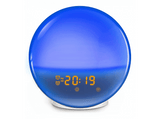 Lámpara inteligente inalámbrica - muvit iO MIOLAMP005, RGB, Radio FM, 20 niveles, Alarma, Wi-Fi, Multicolor