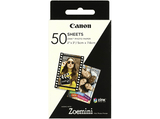 Papel fotográfico - Canon 3215C002, Para Canon Zoemini, Adhesivo, 50 impresiones, Blanco