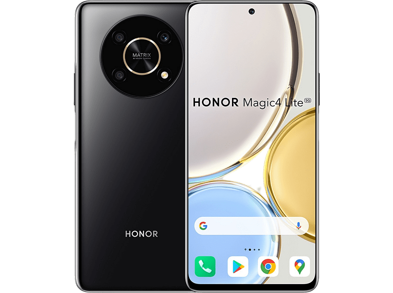 Móvil - Honor Magic 4 Lite, Negro, 128 GB, 8 GB, 6.81 Full HD, Qualcomm Snapdragon 695, QuadCam 48 MP, 4800 mAh, Dual Sim