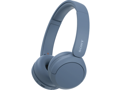 Auriculares inalámbricos - Sony WH-CH520, Bluetooth, 50 horas de autonomía, Carga rápida, 360 Audio, Conexión multipunto, Cascos estilo diadema, Azul