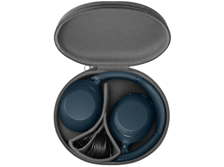 Auriculares Bluetooth - Sony WHXB910NL, Bluetooth, Cancelación de ruido, Autonomía 50h, Asistente de voz, Azul