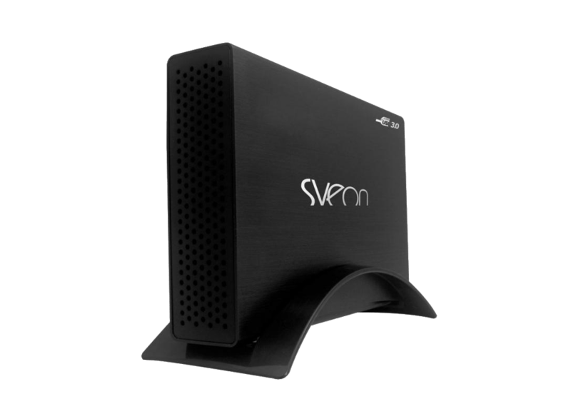 Caja externa para disco duro - Sveon STG310, USB 3.0 (3.1 Gen 1), Type-B, Negro
