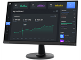 Monitor - Lenovo D24-40, 23.8, Full HD, 7 ms, 75 Hz, HDMI®, VGA, Negro