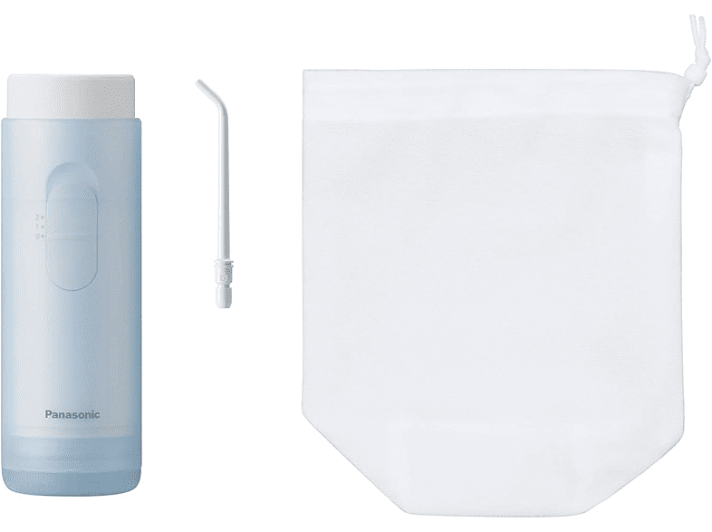Irrigador - Panasonic EW-DJ11, 2 niveles de presión, Presión 530 kPa, Depósito 150 ml, Portátil y plegable, Blanco