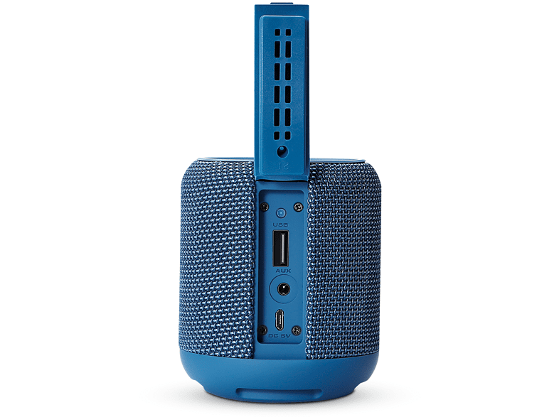 Altavoz inalámbrico - Vieta Pro Easy, IPX6, Bluetooth, FM, Hasta 6hs, Azul