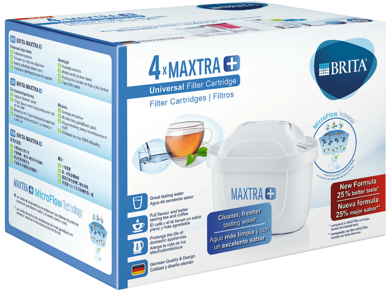 Recambio de filtros - Brita 1025373 Maxtra+, 4 unidades