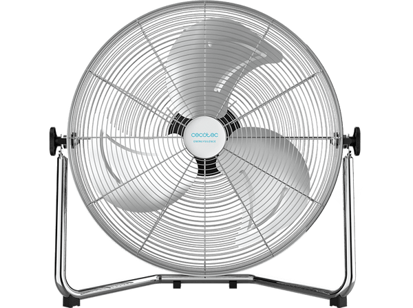 Ventilador industrial - Cecotec EnergySilence 5000 Pro, 120 W, Motor de Cobre, 3 Velocidades, Acabado cromado